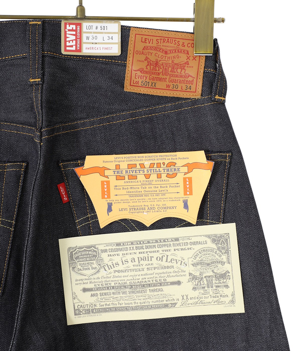 ジーンズLEVI’S  1947 501 メンズジーンズ
