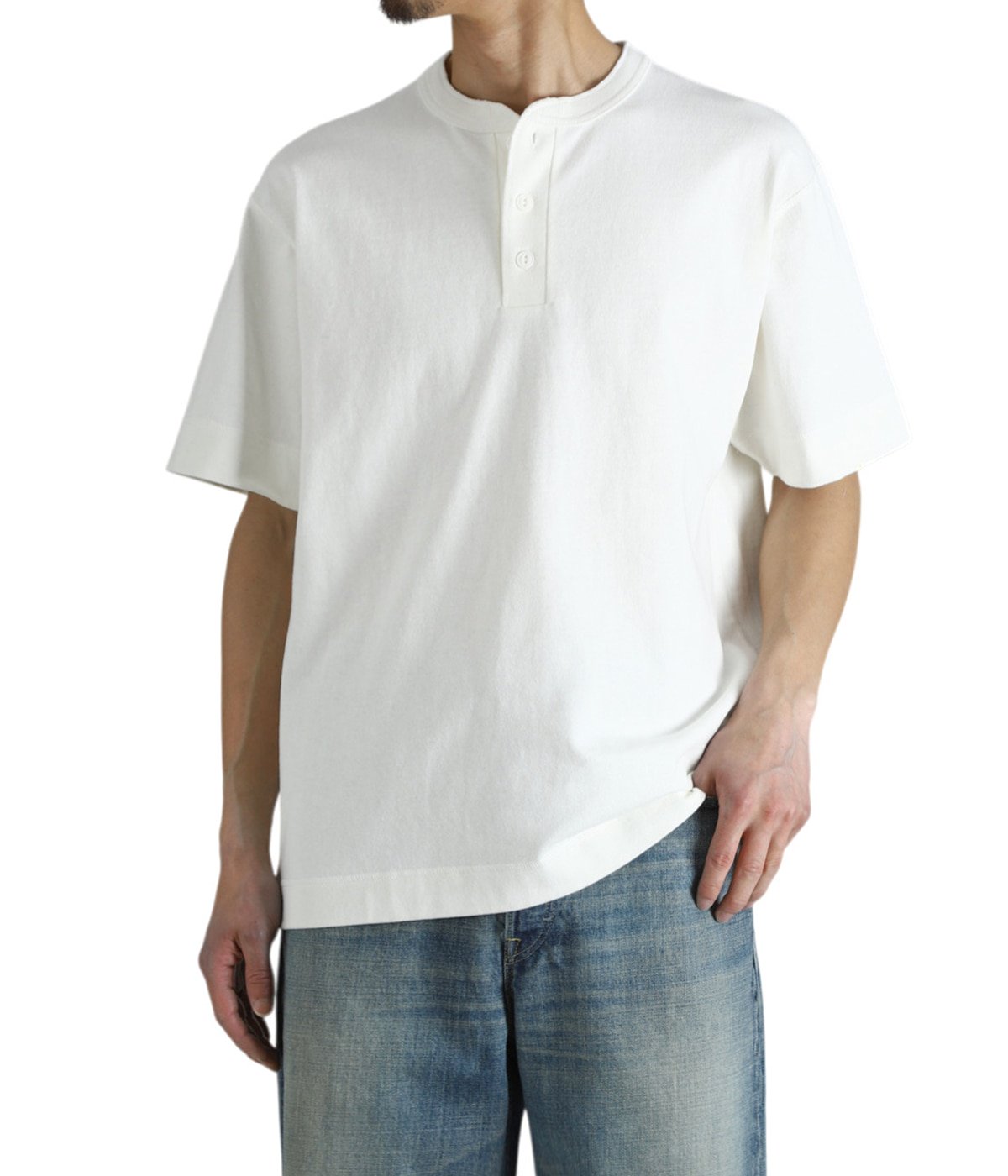 Max Weight Jersey Henleyneck S/S | Healthknit(ヘルスニット