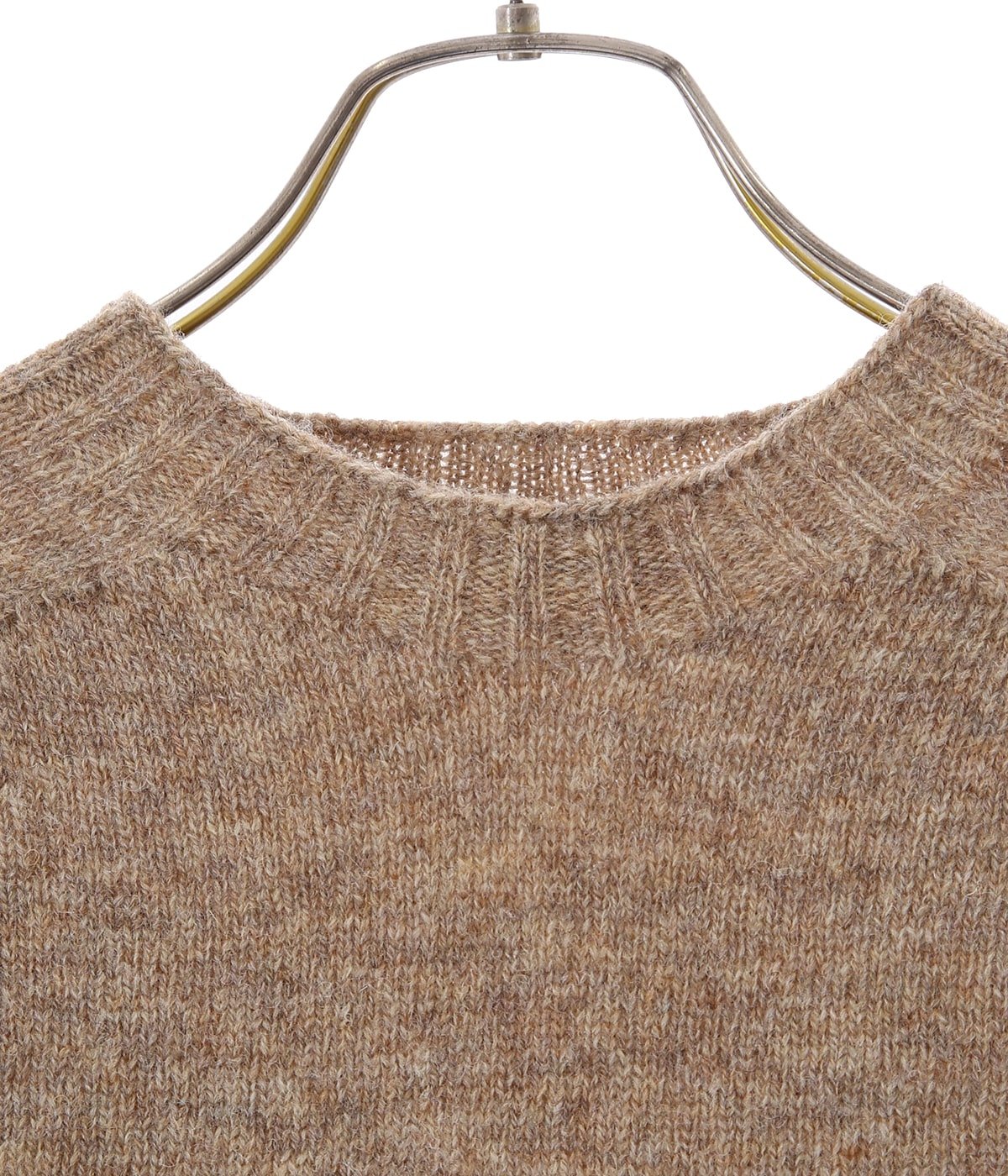 Shetland Wool Crew Neck Sweater