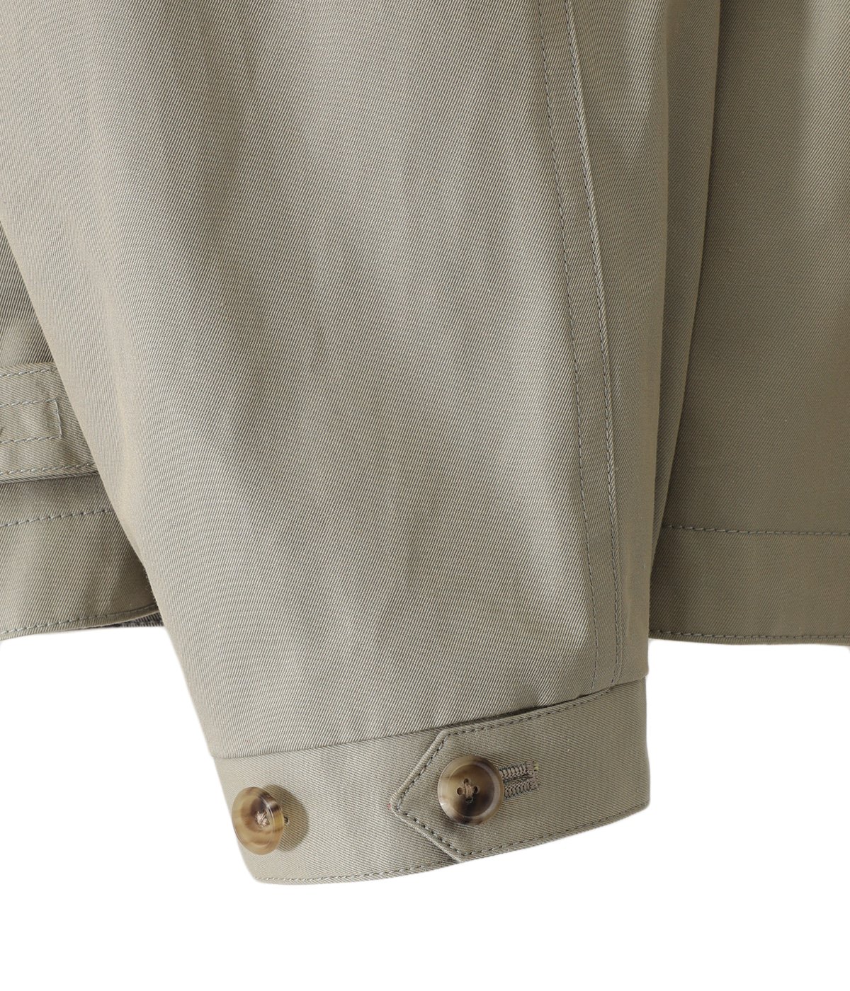 Cotton Gaberdine Harrington Jacket