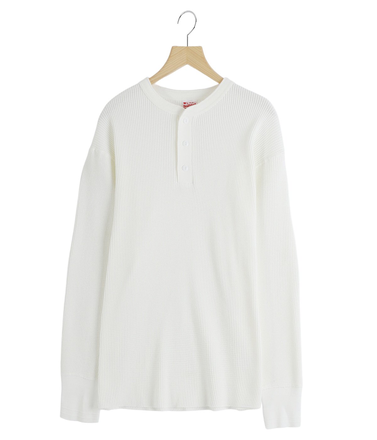 THERMAL KING WAFFLE HENLEY NECK L/S | Healthknit(ヘルスニット