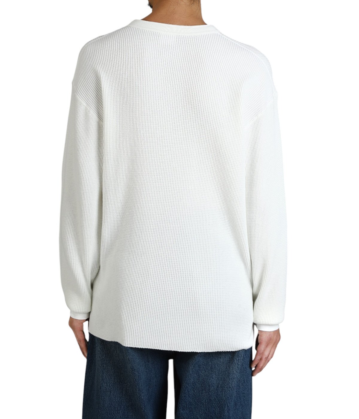 THERMAL KING WAFFLE HENLEY NECK L/S | Healthknit(ヘルスニット