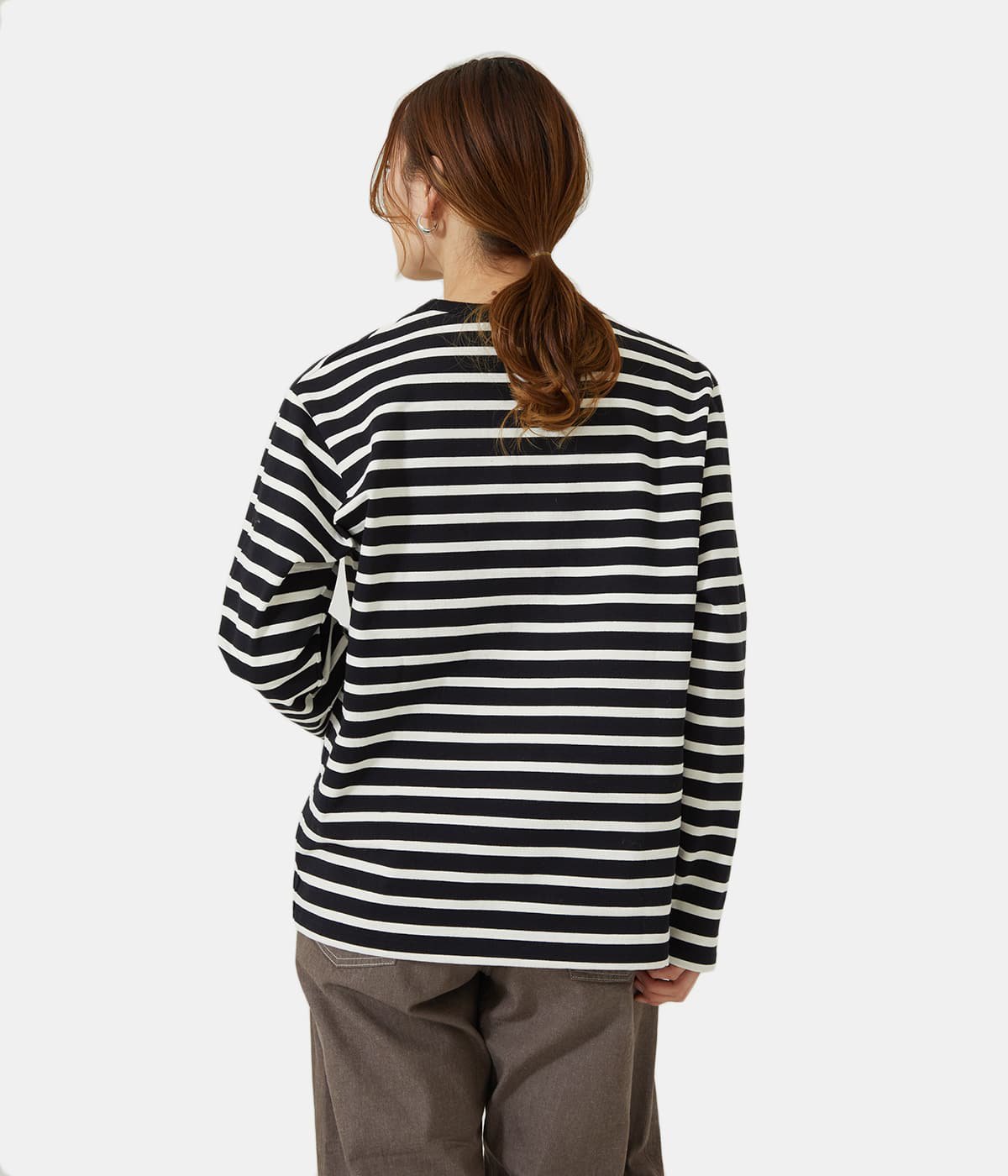 レディース】Striped Cotton Jersey T-Shirts(L.S) | Scye(サイ 