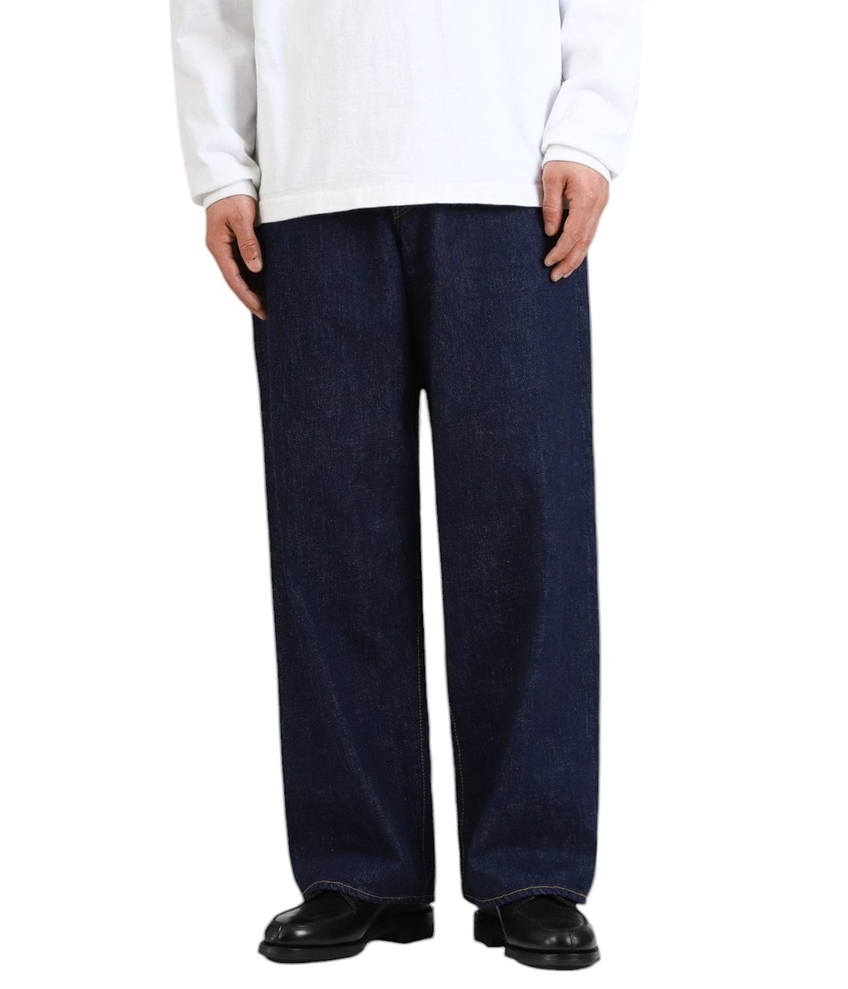 Selvedge Denim Wide Leg Jeans | Scye(サイ ベーシックス