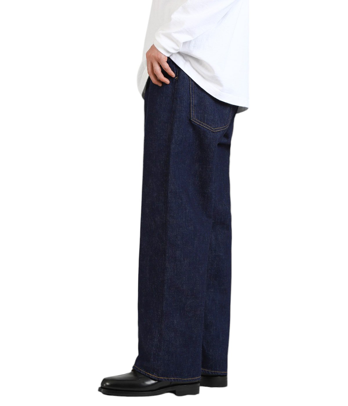 Selvedge Denim Wide Leg Jeans | Scye(サイ ベーシックス