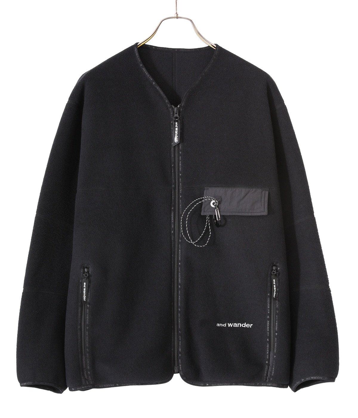 wool fleece cardigan | and wander(アンドワンダー) / アウター フリース トップス カーディガン (メンズ)の通販  - ARKnets(アークネッツ) 公式通販 【正規取扱店】