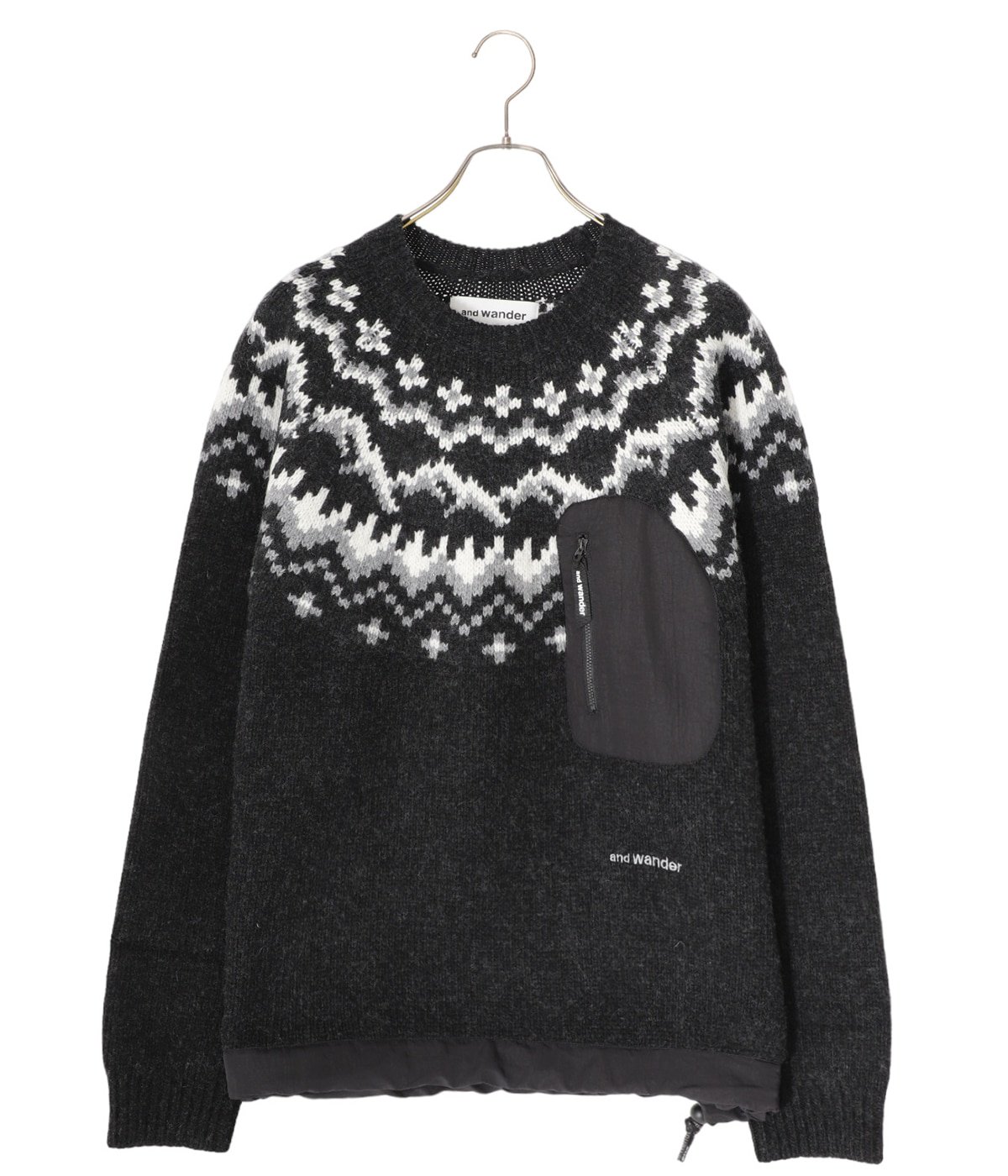 lopi knit sweater | and wander(アンドワンダー) / トップス ニット