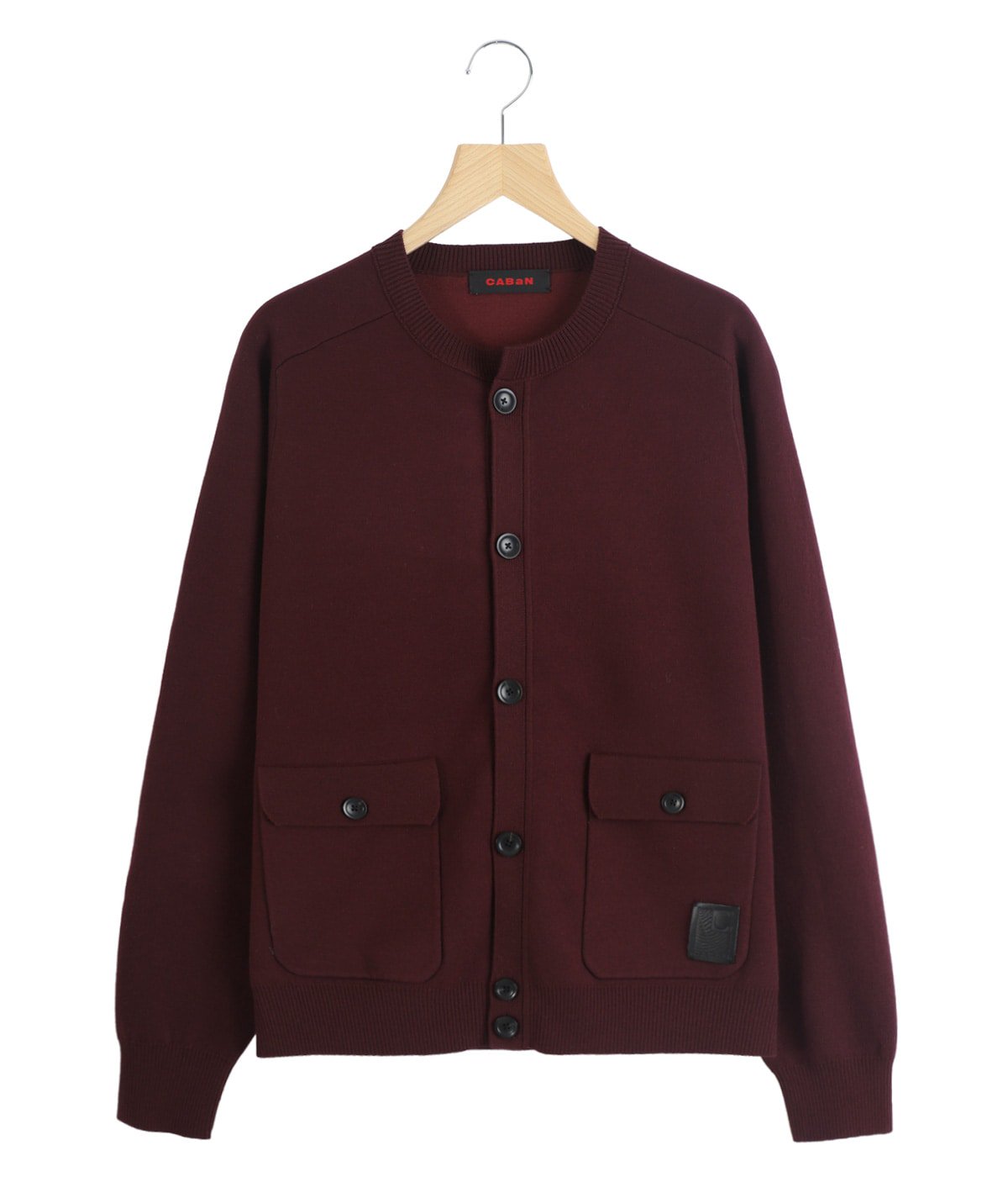 コットンカシミヤ フラップポケットニットブルゾン | CABaN(キャバン