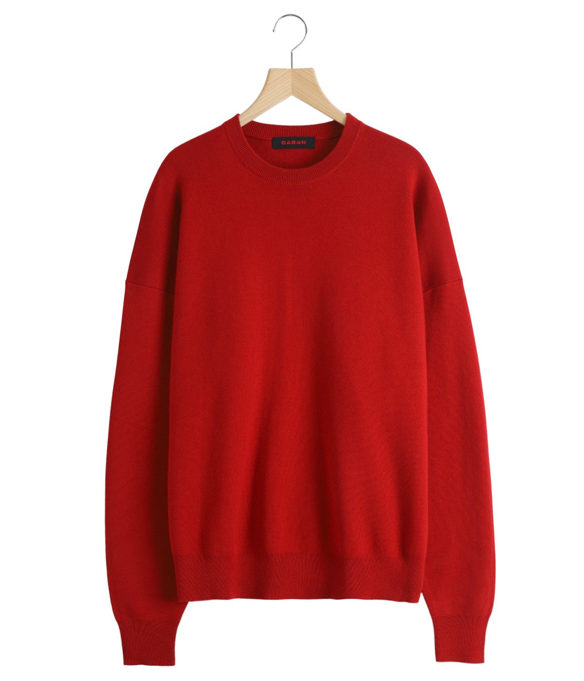 コットンカシミヤ クルーネックプルオーバー | CABaN(キャバン