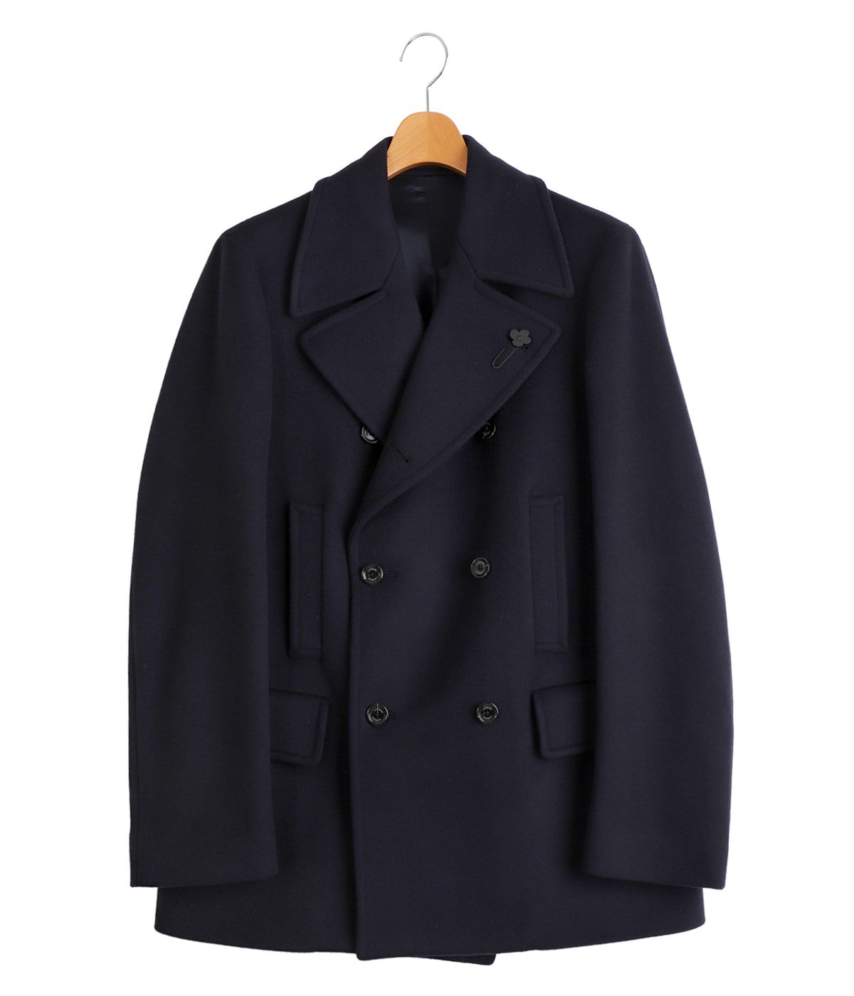 Pea Coat Virgin Wool Beaver | LARDINI(ラルディーニ) / アウター