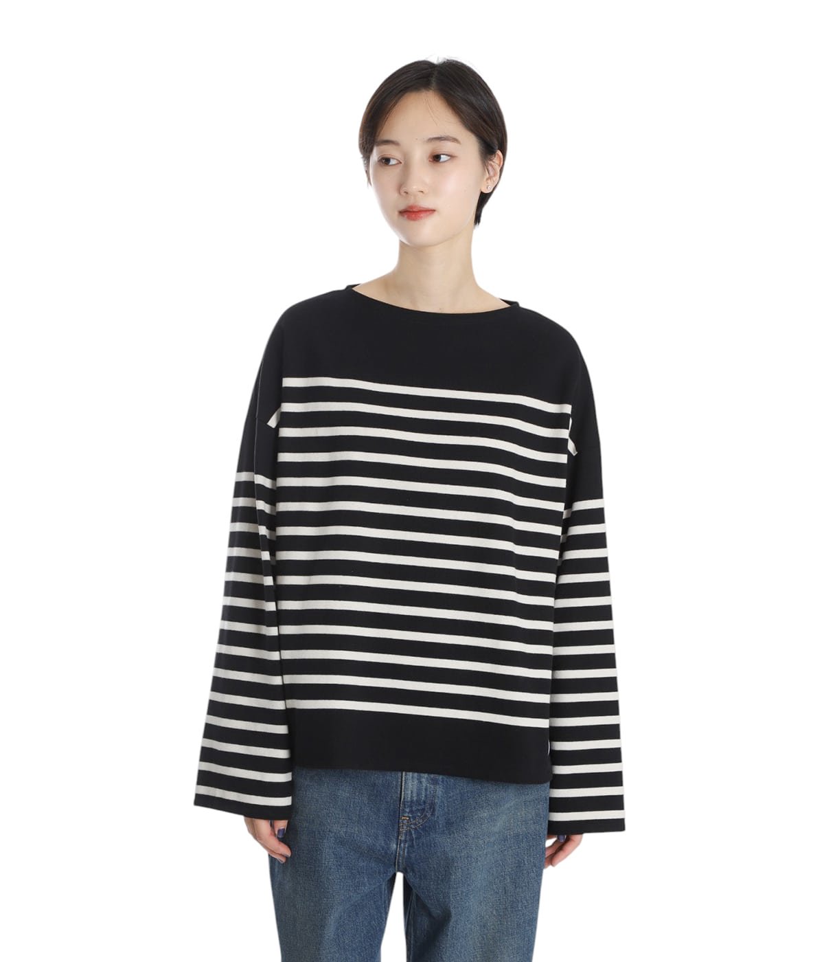 トップス ORCIVAL WIDE BODY BOAT NECK PULLOVER ORCIVAL WIDE BODY BOAT NECK PULLOVER