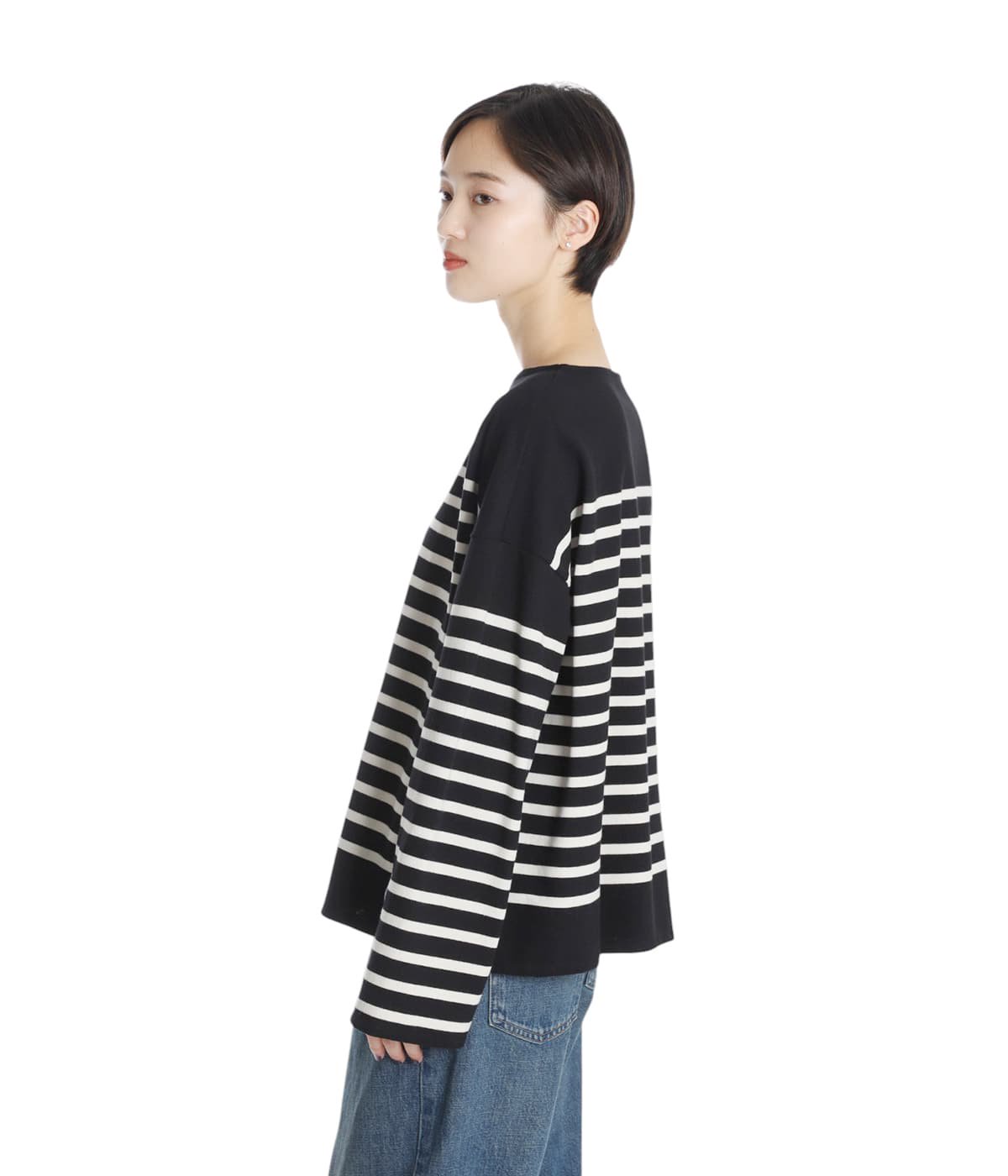 トップス ORCIVAL WIDE BODY BOAT NECK LONG SLEEVE ORCIVAL (オーシバル) WIDE BODY BOAT NECK S/S P.O. / ワイド