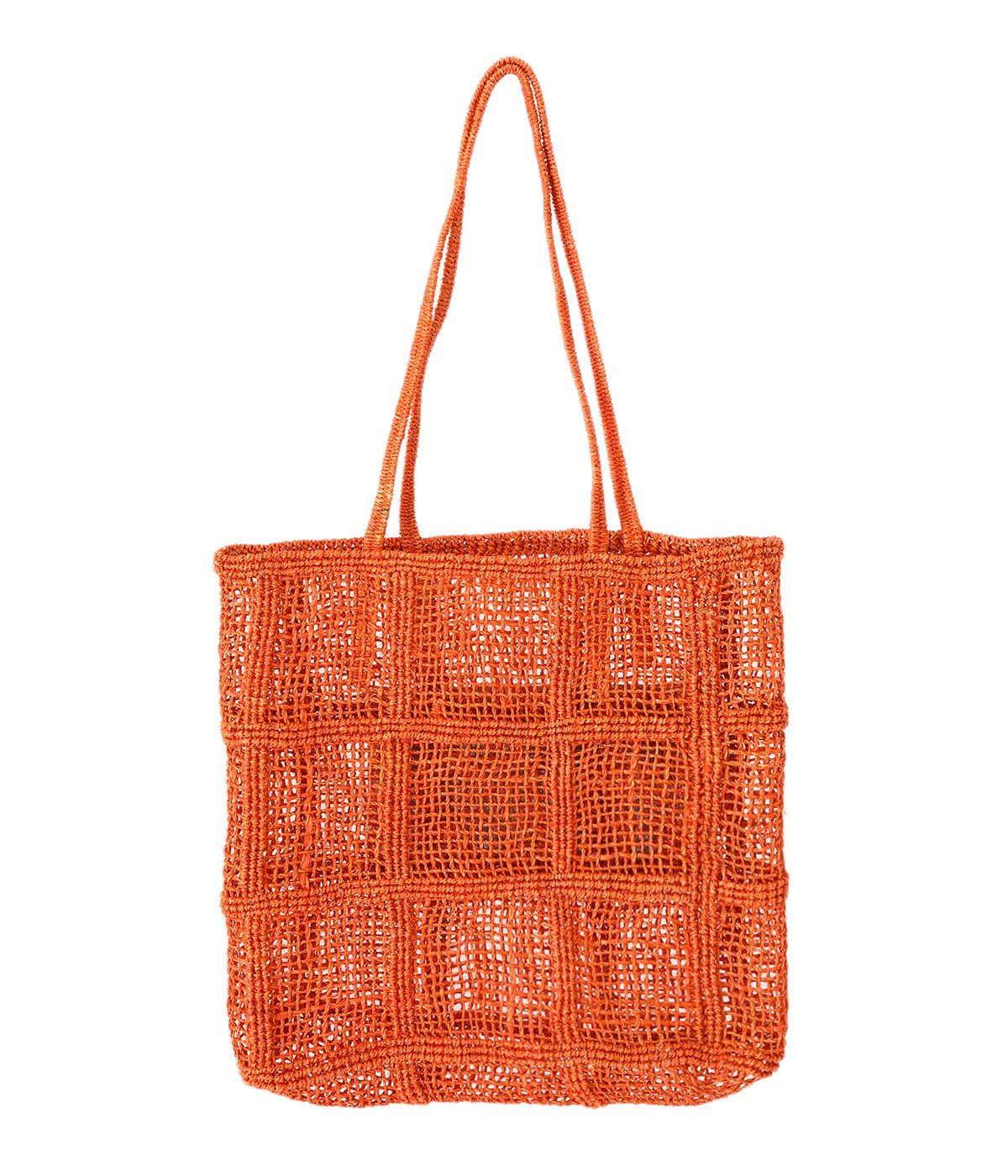 【レディース】abaca knitting tote bag