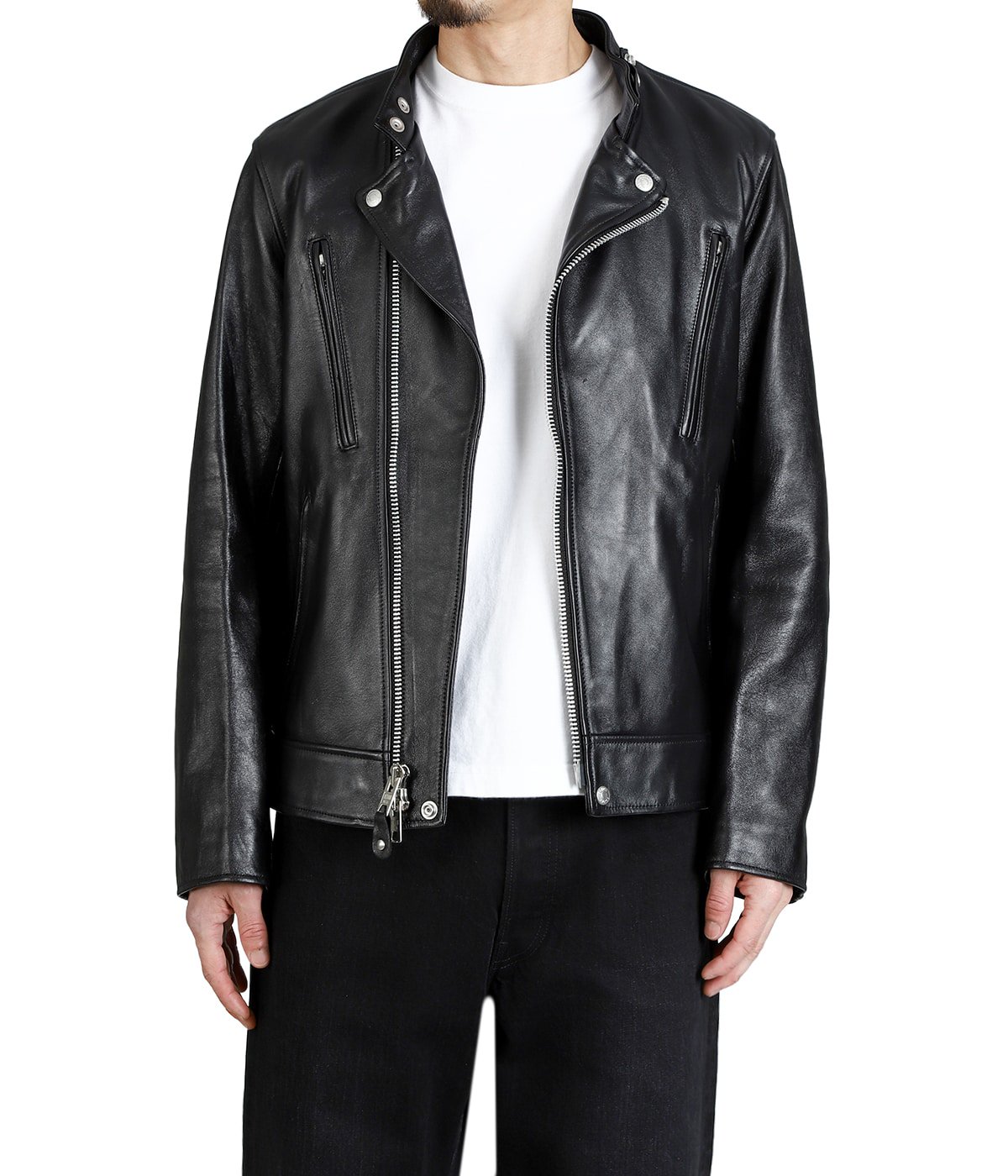 【schott】Nylon double riders jacket Schott x marka for ARKnets / Double Riders Jacket, Black – MARKAWARE