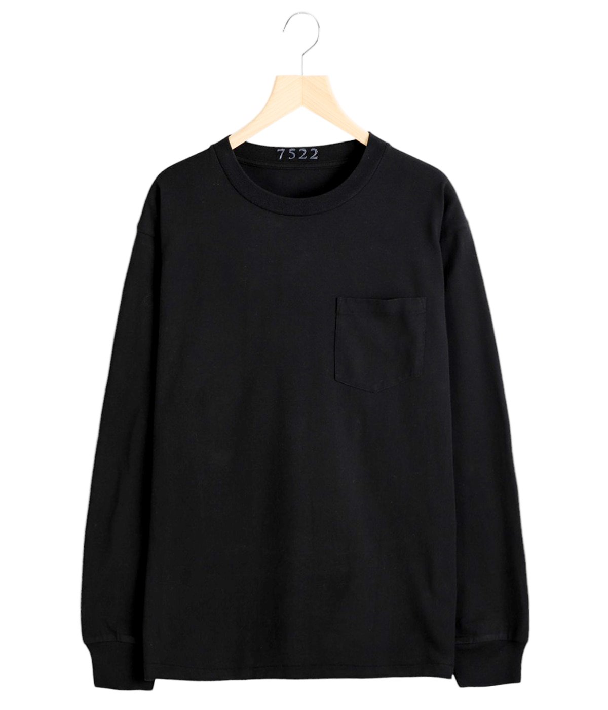 LS POCKET TEE “BLACK“ | AVIREX7522(アヴィレックスナナゴーニーニー