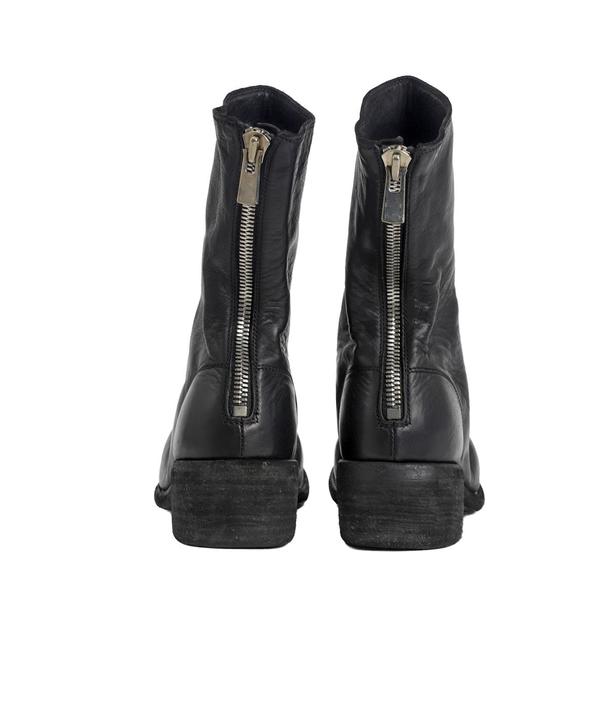 レディース】BACK ZIP MID BOOTS -SOFT HORSE FULL GRAIN BLKT