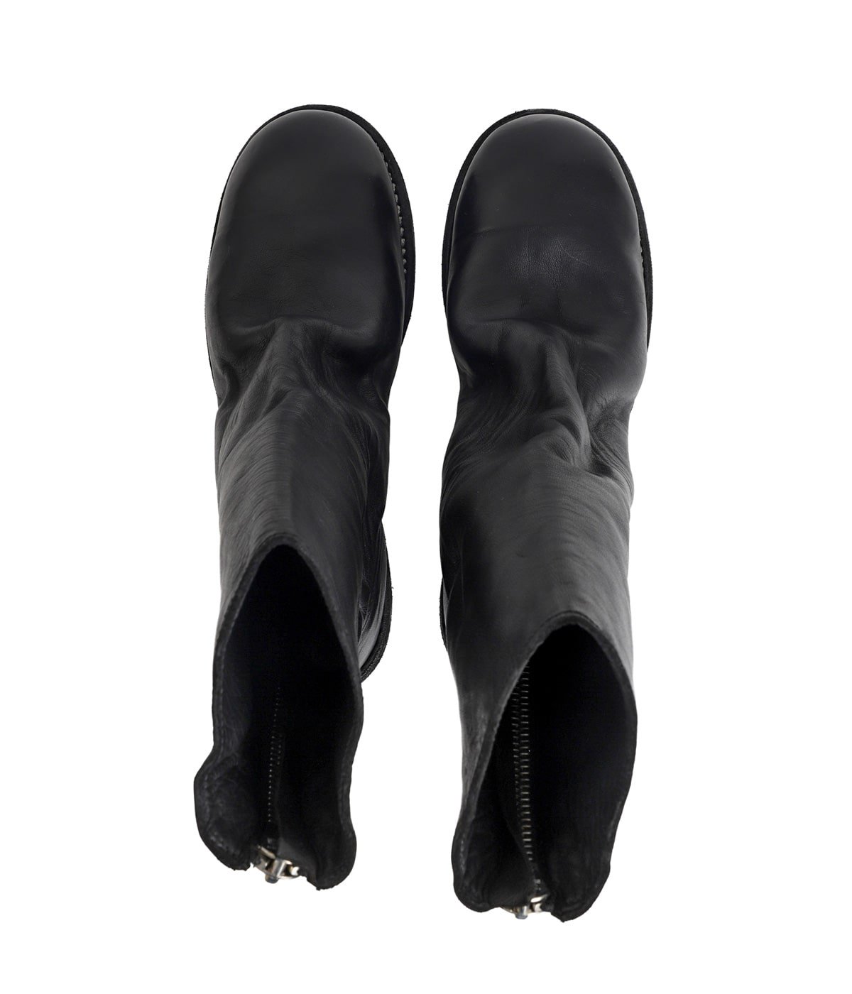 レディース】BACK ZIP MID BOOTS -SOFT HORSE FULL GRAIN BLKT