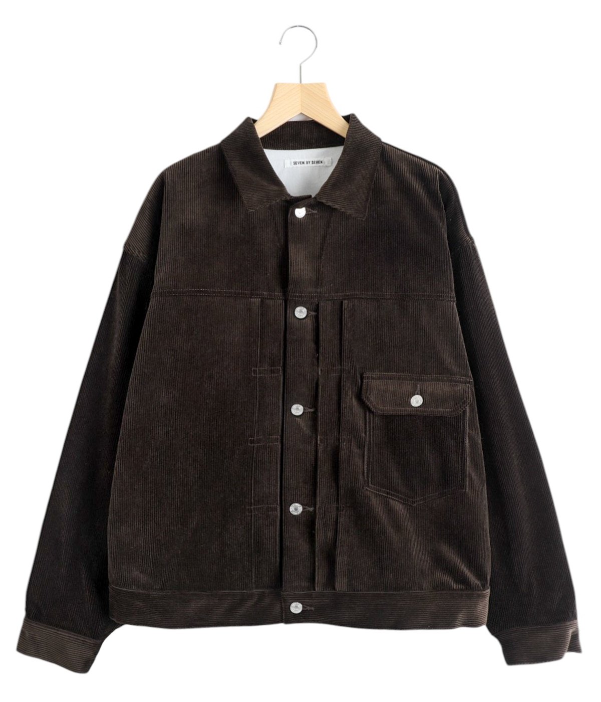 SEVEN BY SEVEN 1ST TYPE CORDUROY セット SEVEN BY SEVEN 1st Type Corduroy Jacket-Modal mix [Navy]