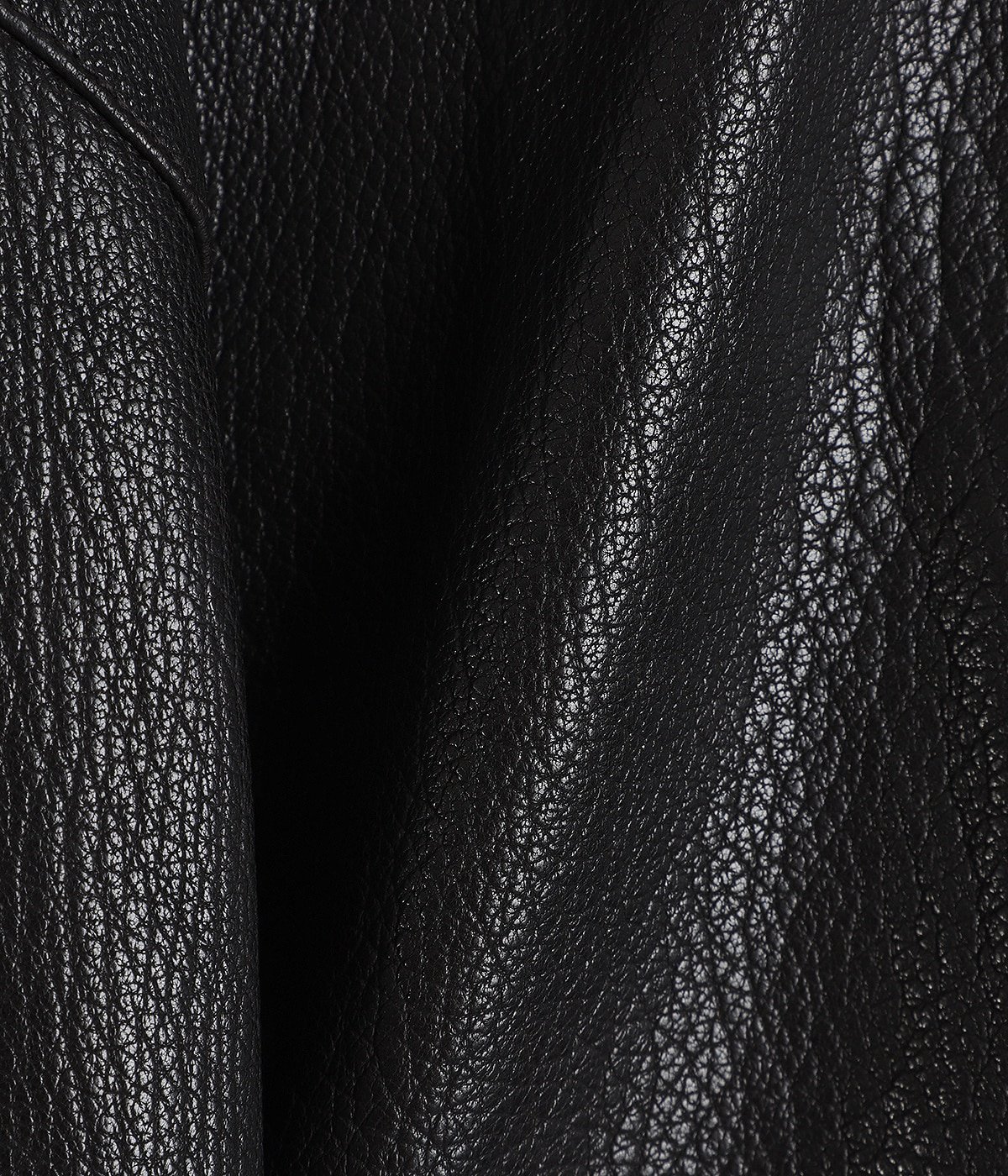 LEATHER ZIP UP BLOUSON ‐Sheep Shrink leather‐ | SEVEN BY SEVEN