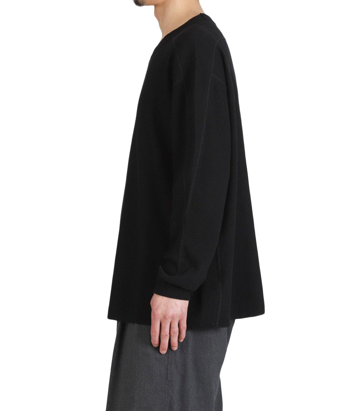 カットソー(長袖/七分) kinema oversized thermal pullover  M Kinema oversized thermal pullover 【公式通販】