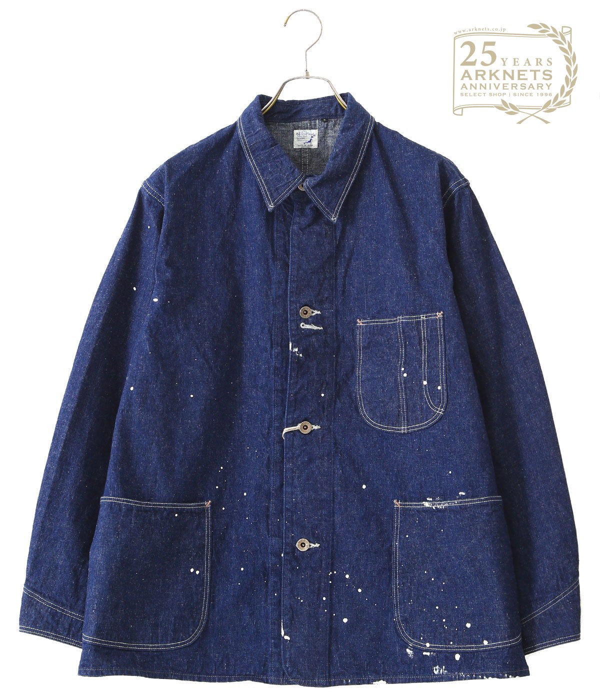 全商品オープニング価格 特別価格】 【40s】orslow オアスロウ S 大戦 カバーオール COVERALL - Gジャン/デニムジャケット -  alrc.asia