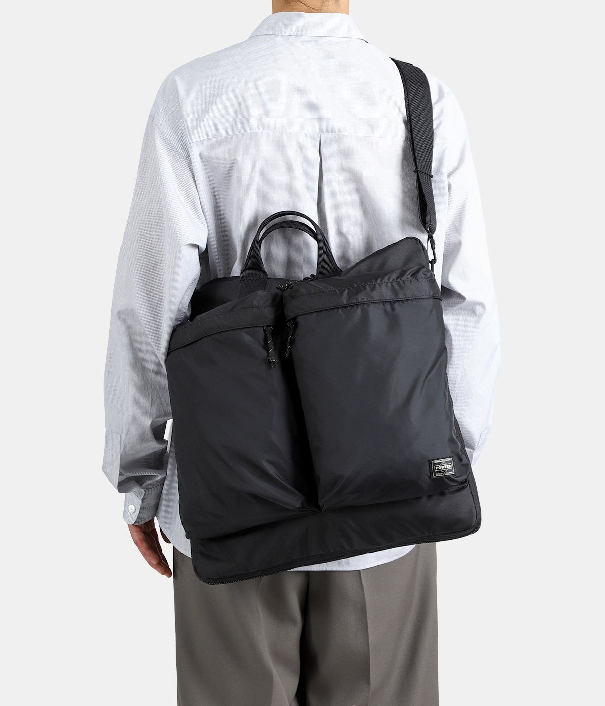 ポーター フォース 2way ヘルメットバッグ S ブラック porter フォース 2WAYヘルメットバッグ(S) | PORTER(ポーター) / バッグ