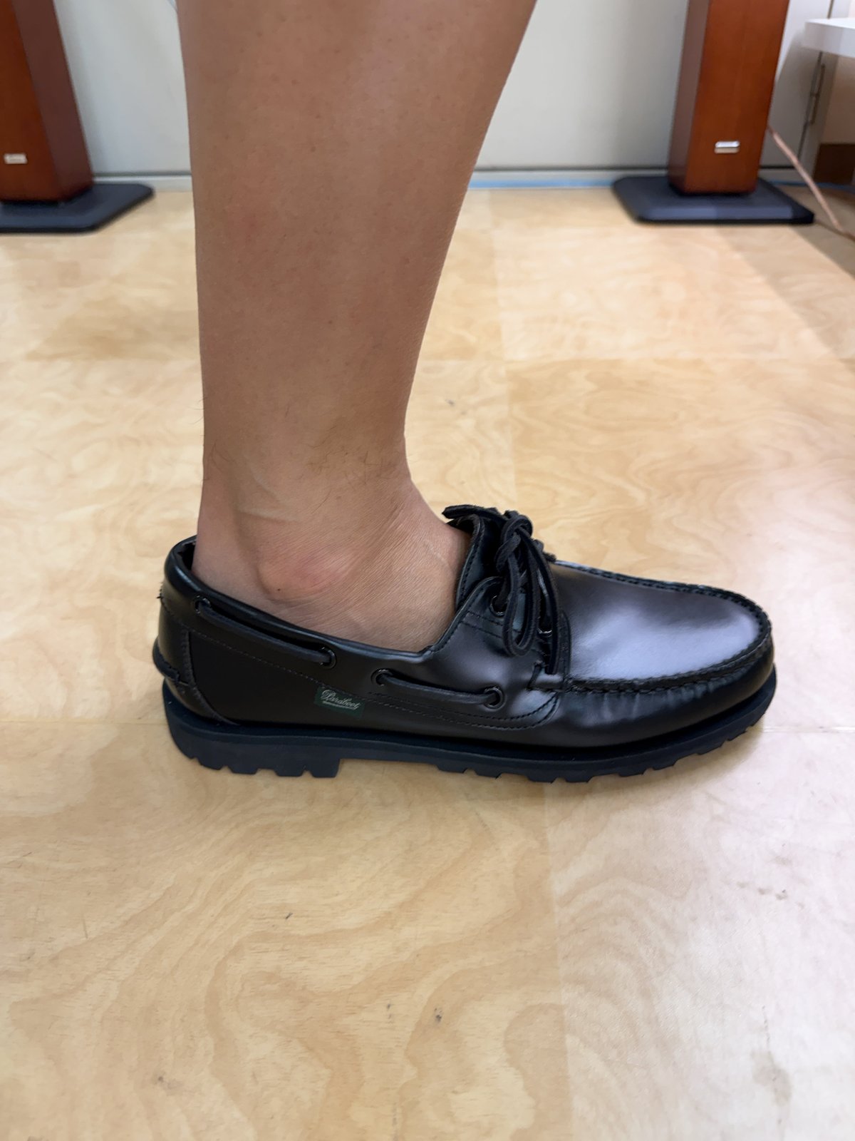 靴 Paraboot MALO / RAID Paraboot MALO/RAID ネイビースエード デッキシューズ 7.5