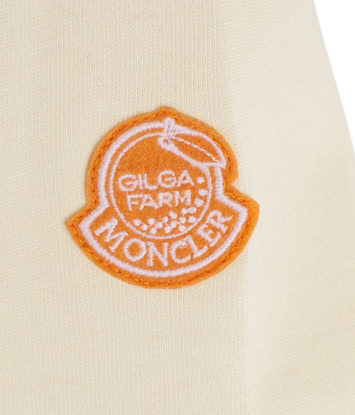 モンクレールジーニアス GILGA FARM コットン ロゴ Tシャツ White Ivory Moncler x Gilga Farm by Donald Glover Cotton T