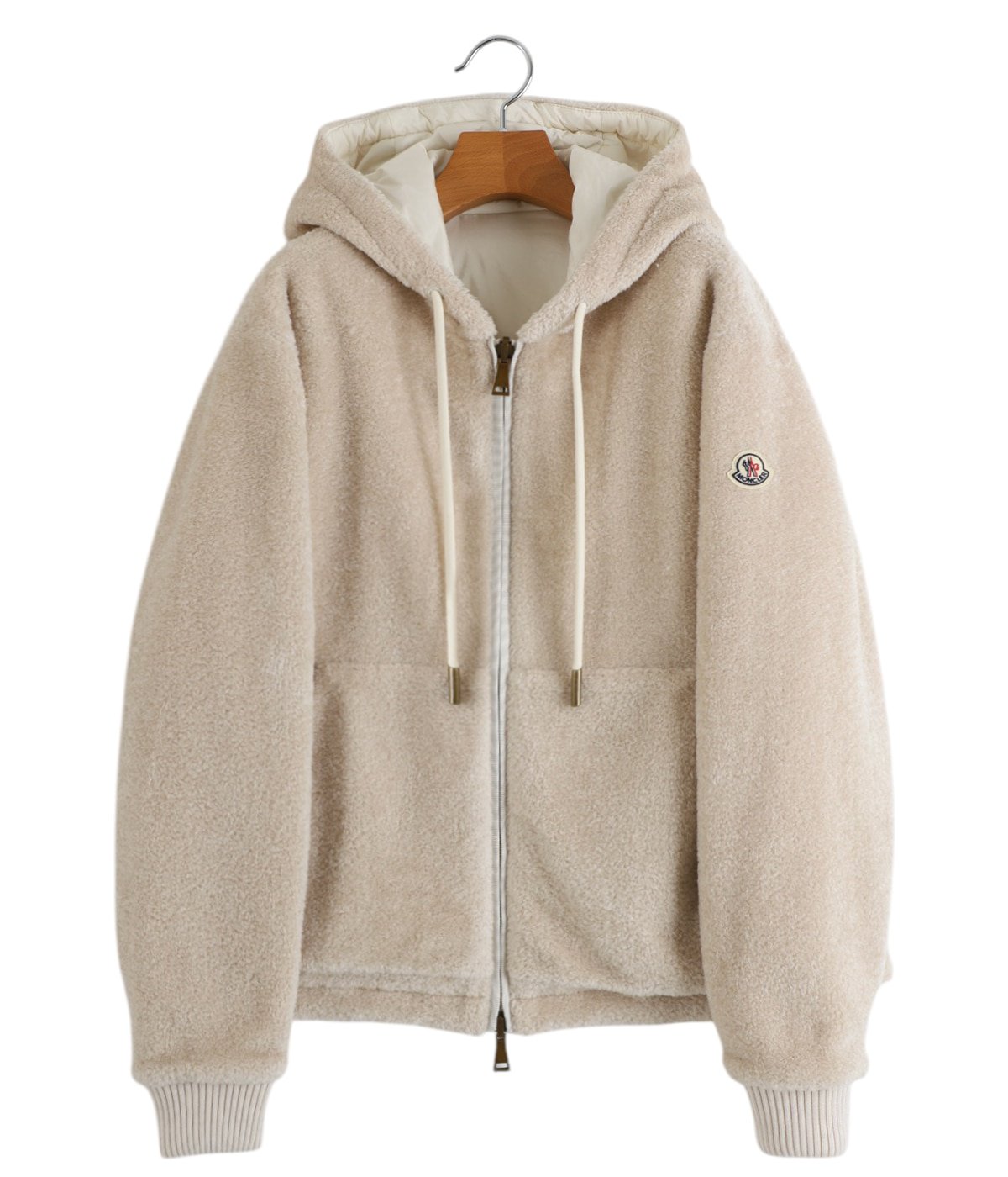 【新品】MONCLER ダブルジップジャケット/Bクラス/クリーム レディース】ZIP UP CARDIGAN | MONCLER(モンクレール