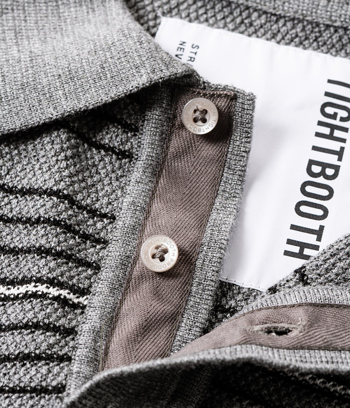 TBPR / BORDER KNIT POLO SHIRT | TIGHTBOOTH(タイトブース