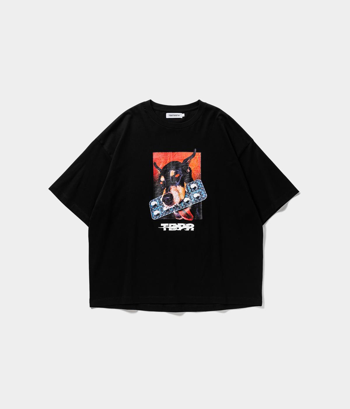 TIGHTBOOTH x SauRas Being S/S T-SHIRT（Black）［プリントT-25