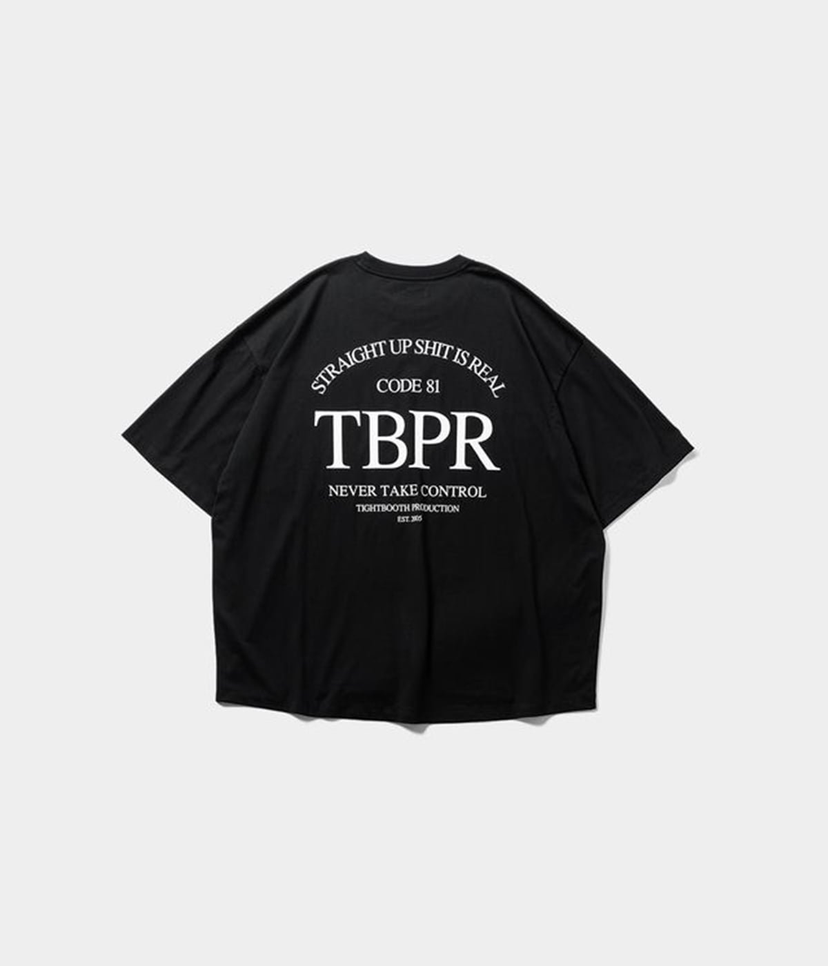 [TIGHTBOOTH] ロゴ 半袖Tシャツ HONEYCOMB BORDER T-SHIRT - TIGHTBOOTH® タイトブース