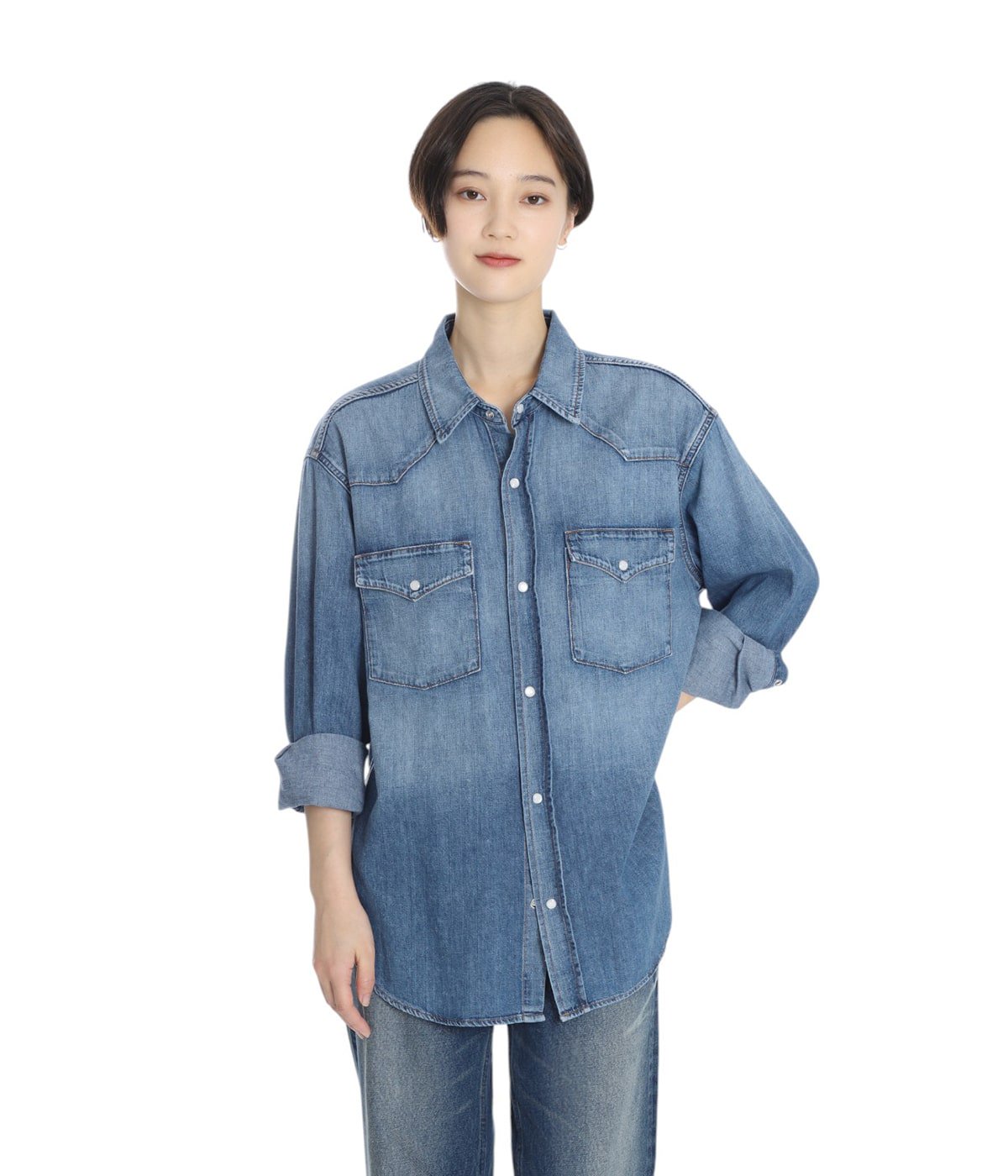 model（166cm） 着用サイズ：FREE(ONE)