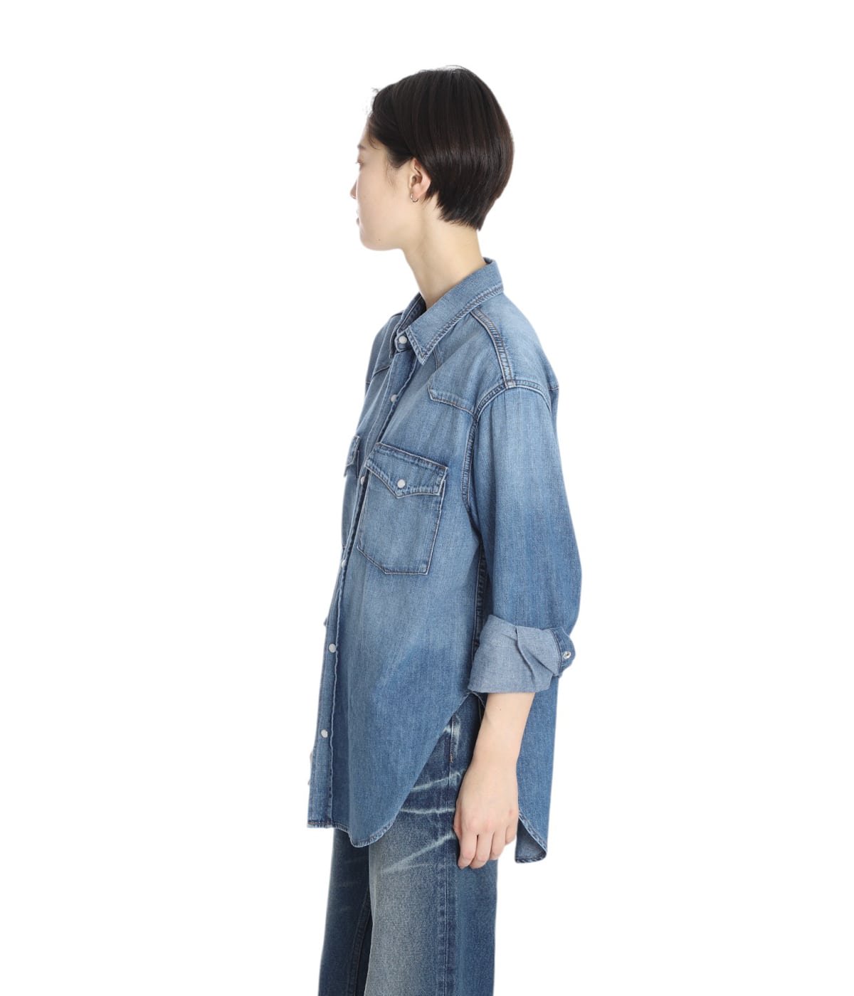 model（166cm） 着用サイズ：FREE(ONE)