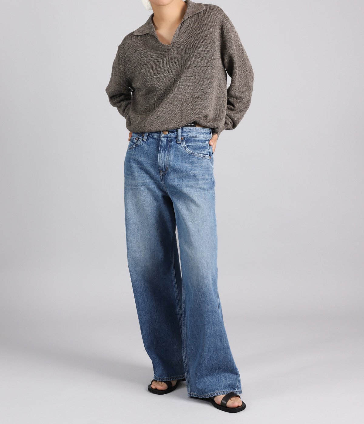 model（162cm） 着用サイズ：24inch