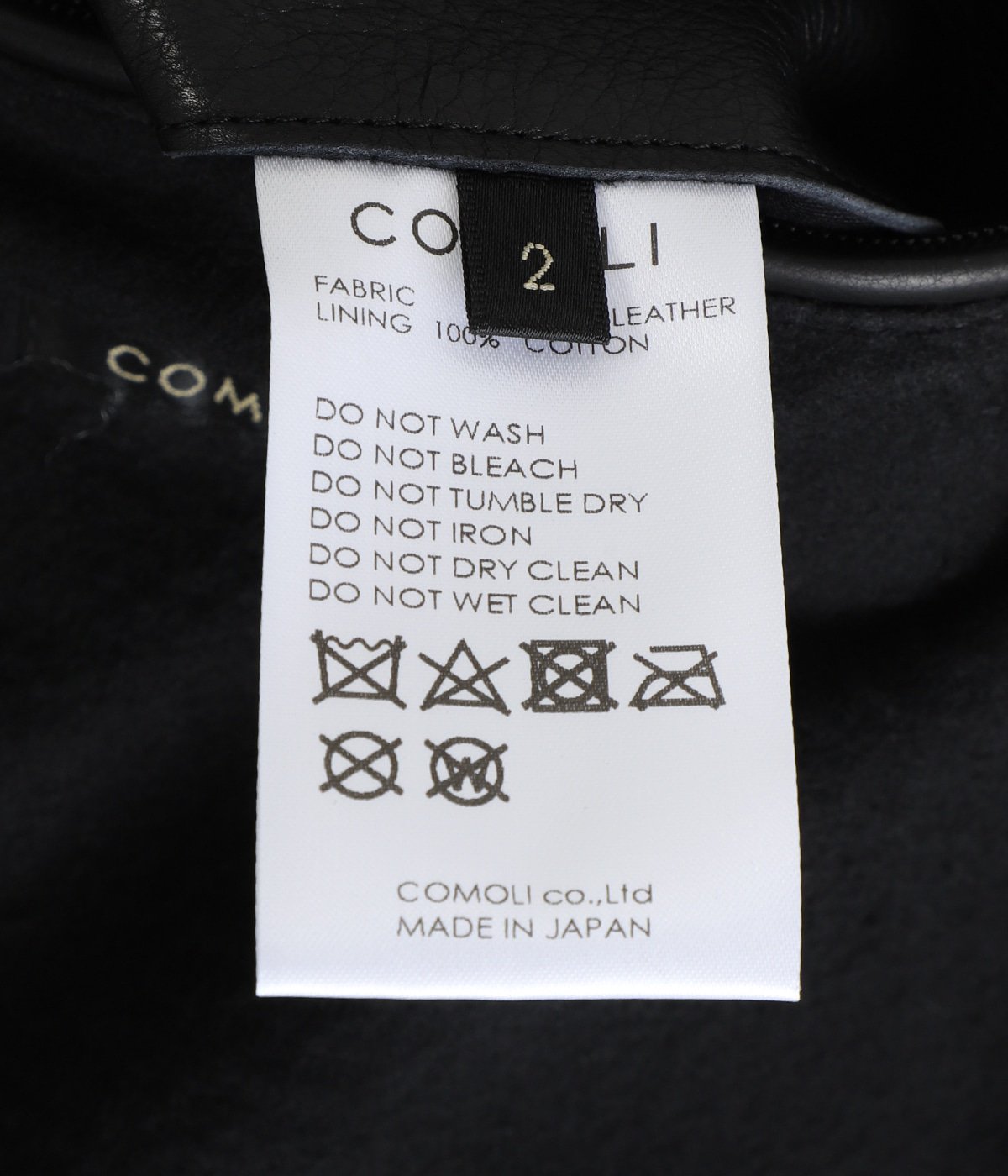 カーフスキン ジップショートジャケット | COMOLI(コモリ カーフスキン ジップショートジャケット | COMOLI(コモリ