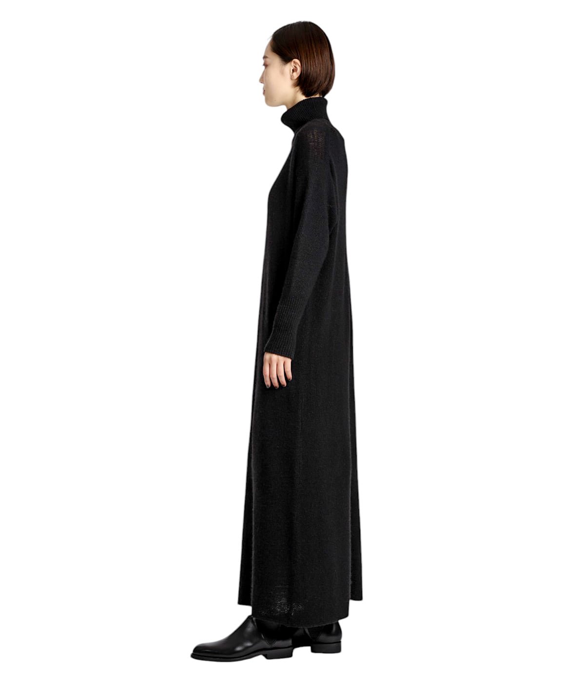 レディース】カシミヤ製品染 タートル ニットドレス | COMOLI レディース】カシミヤ製品染 タートル ニットドレス | COMOLI