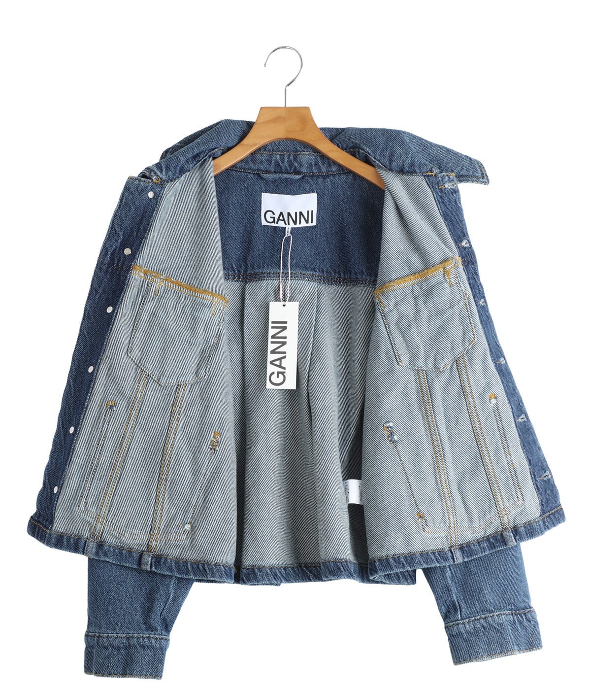レディース】Heavy Denim Jacket | GANNI(ガニー) / アウター デニム