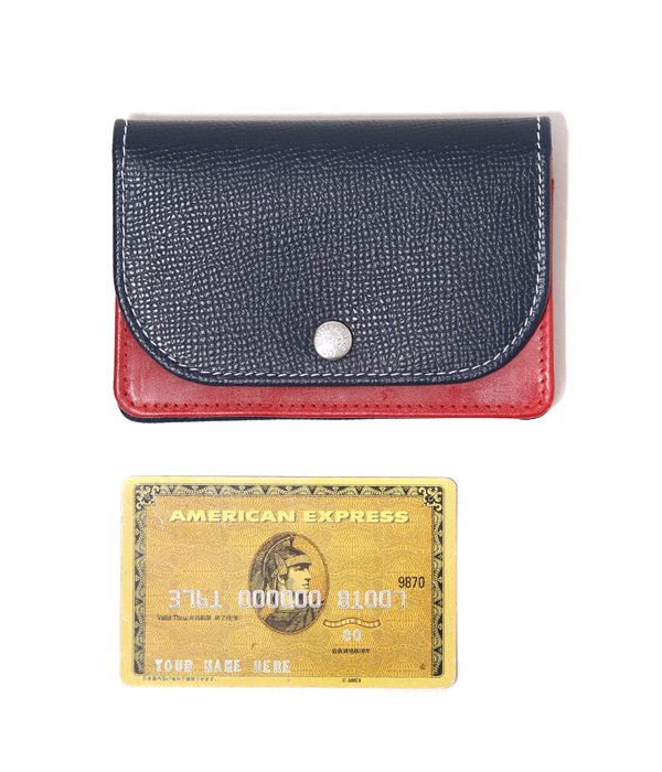 NAMECARD CASE with GUSSET(London Calf×Bridle Leather Collection