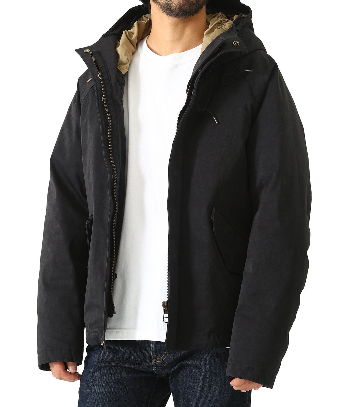 KEY ANORAK PIECE DYED POLYESTER/NYLON MICROFIBRE JERSEY DOWN FILLED