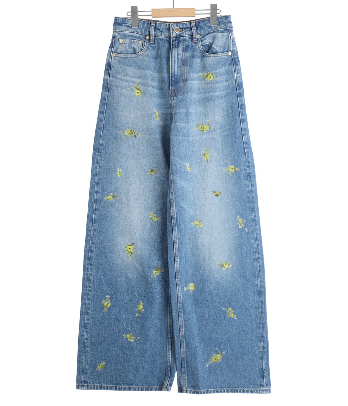 レディース】Printed Flower Denim Lari Jeans | GANNI(ガニー