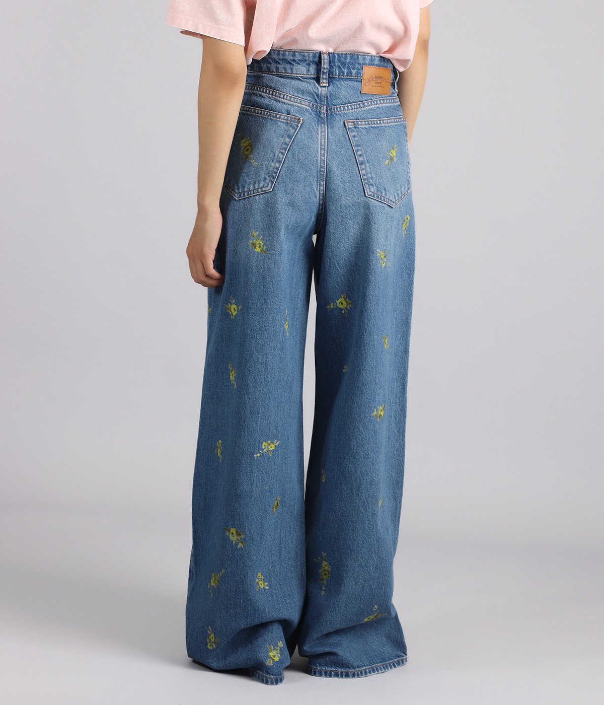 レディース】Printed Flower Denim Lari Jeans | GANNI(ガニー