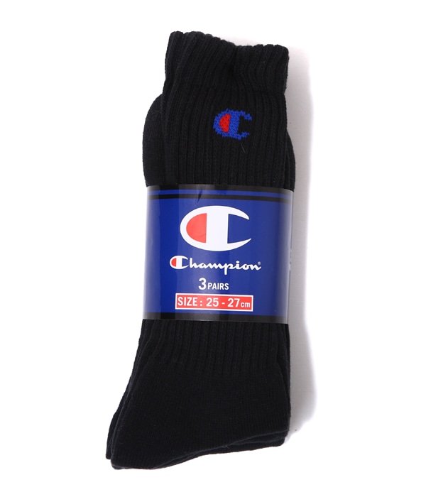 Champion チャンピオン 3 Pairs Full Length Socks ファッション雑貨 靴下 ソックス メンズ の通販 Arknets アークネッツ メンズ レディース公式通販 正規取扱店