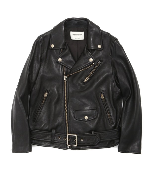 【レディース】vintage leather riders jacket | beautiful people(ビューティフルピープル) / アウター  レザージャケット (レディース)の通販 - ARKnets(アークネッツ) 公式通販 【正規取扱店】