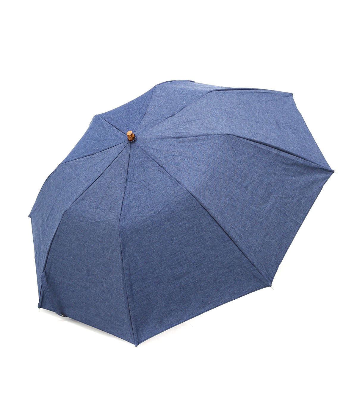 【レディース】FOLDING BAMBOO GLDｰBLUｰ / 折りたたみ傘