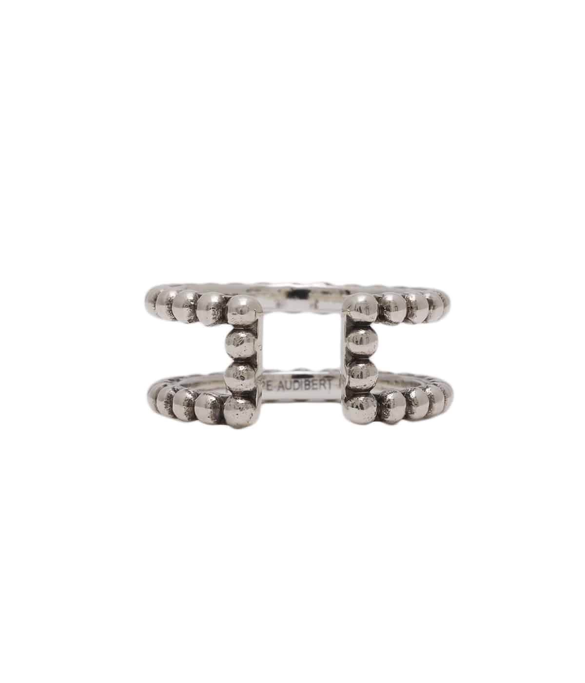 【レディース】Abott ring(brass silver color)-BG1800-