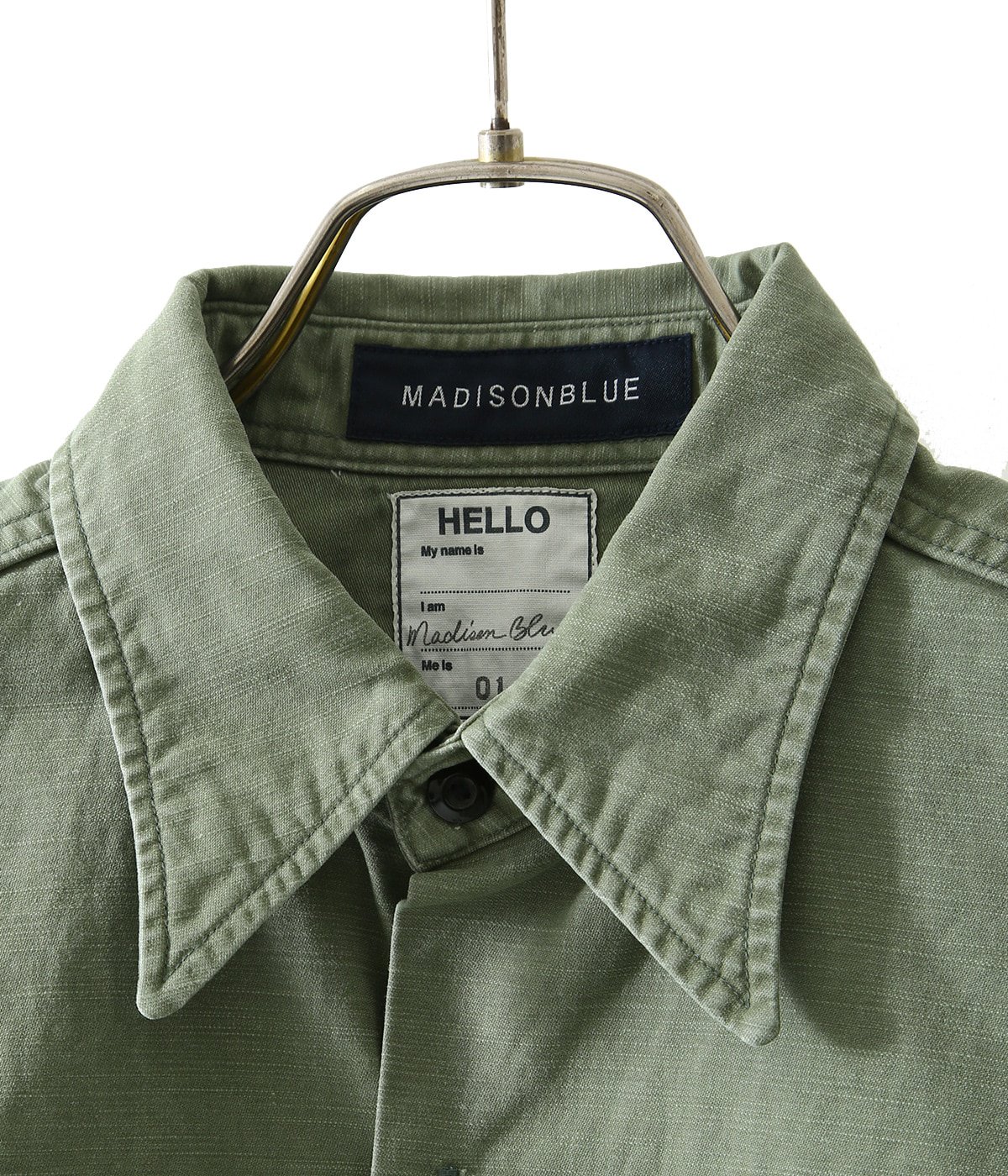 HAMPTON BACK SATIN SHIRT | MADISONBLUE(マディソンブルー