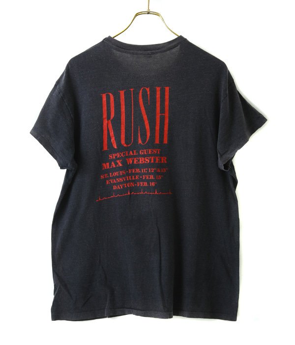 RUSH ラッシュ バンドTシャツ バンT メンズL 古着 リプリント