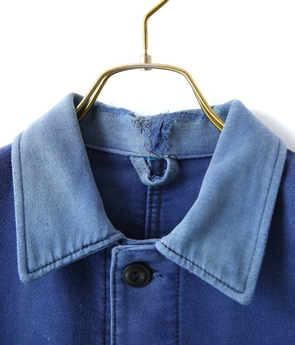 Used 50 S Euro Vintage モールスキンカバーオールジャケット ワンサイズ ブルー 通常商品 通販 Arknets アークネッツ