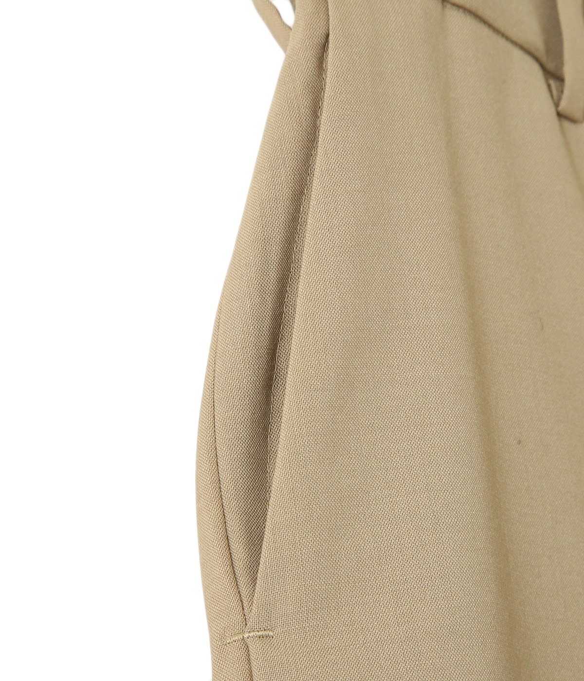 FLAT-FRONT TROUSERS - ORGANIC WOOL TROPICAL -
